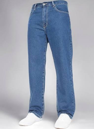 Heavy wash   denim jeans pant