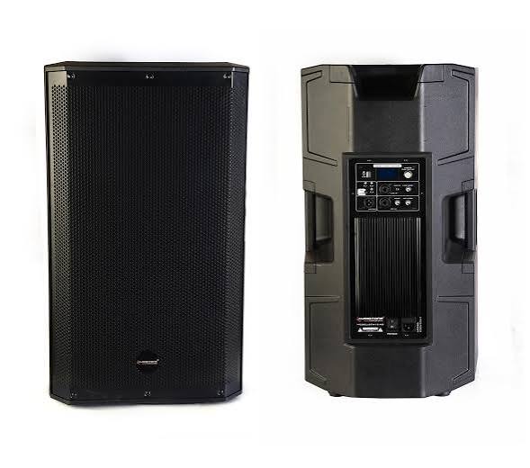 Heavy duty 15inch active stage pa speaker with amplifier
