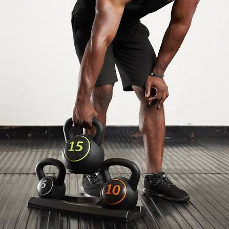 Ergonomic kettlebell set