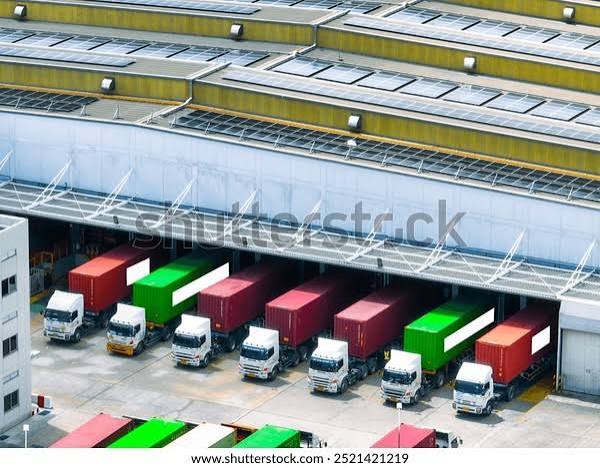 Large commercial vehicle & heavy truck parking depot 50ntransport capacity