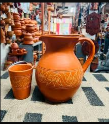 Traditional Clay Water Jug