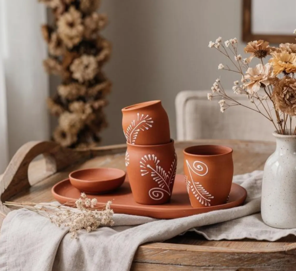 Timeless Earthen Teacups