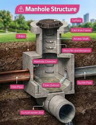 Deep Sewer Manhole & Underground Waste Line Cleaning