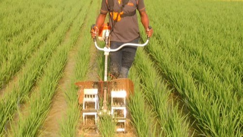 Manual Rotary Paddy Cono Weeder