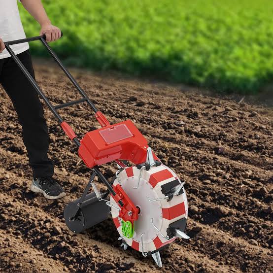 Hand-Push Wheel Manual Seed Drill